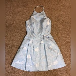 Blue Sherri Hill mini dress